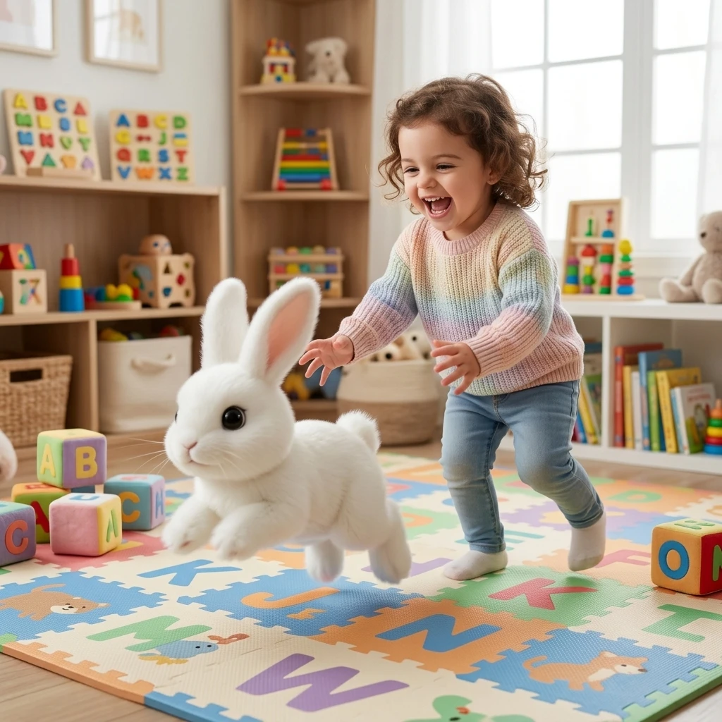Hoppsy Robot Bunny lifestyle photo
